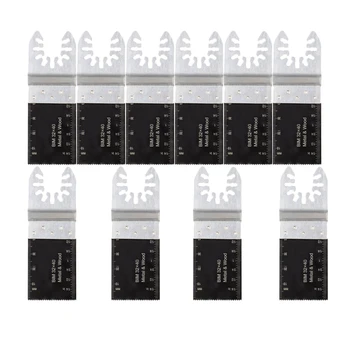 

10pcs Bi Metal Oscillating Saw Cutter Tools Set Woodworking Saw Blades Wood Plastic Saw Blades Accessories