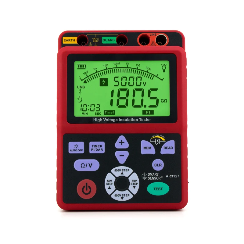 Resistance Meter Digital Insulation Tester Rated Voltage Tester 