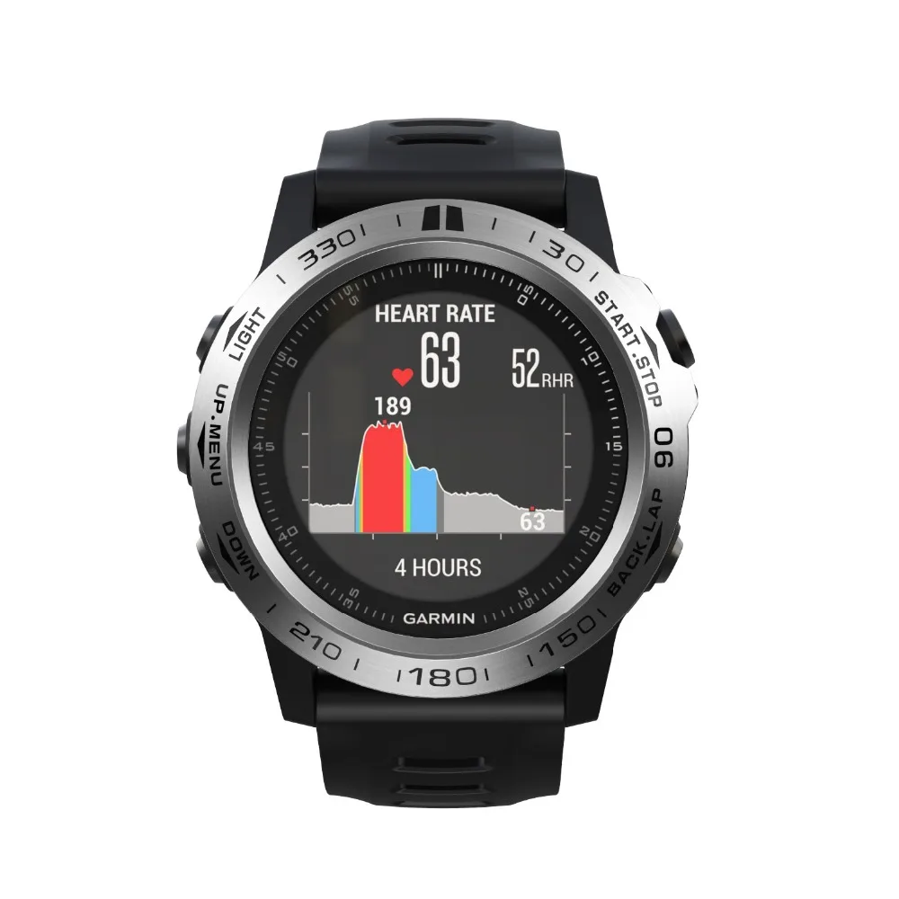 Безель, кольцо, умные аксессуары для Garmin Fenix 5 5X3 3HR, браслет для часов, клейкая крышка, металлическое кольцо с защитой от царапин, Безель