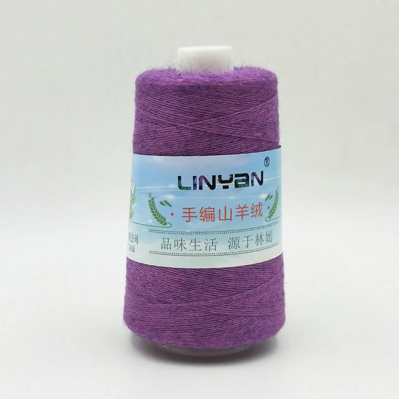 color 22 100 г* 2 шт. нитки для вязания, норковая кашемир шерстяная пряжа, норковая пряжа, пряжа для вязания крючком, шерстяная пряжа для ручного вязания t8 - Цвет: color 22