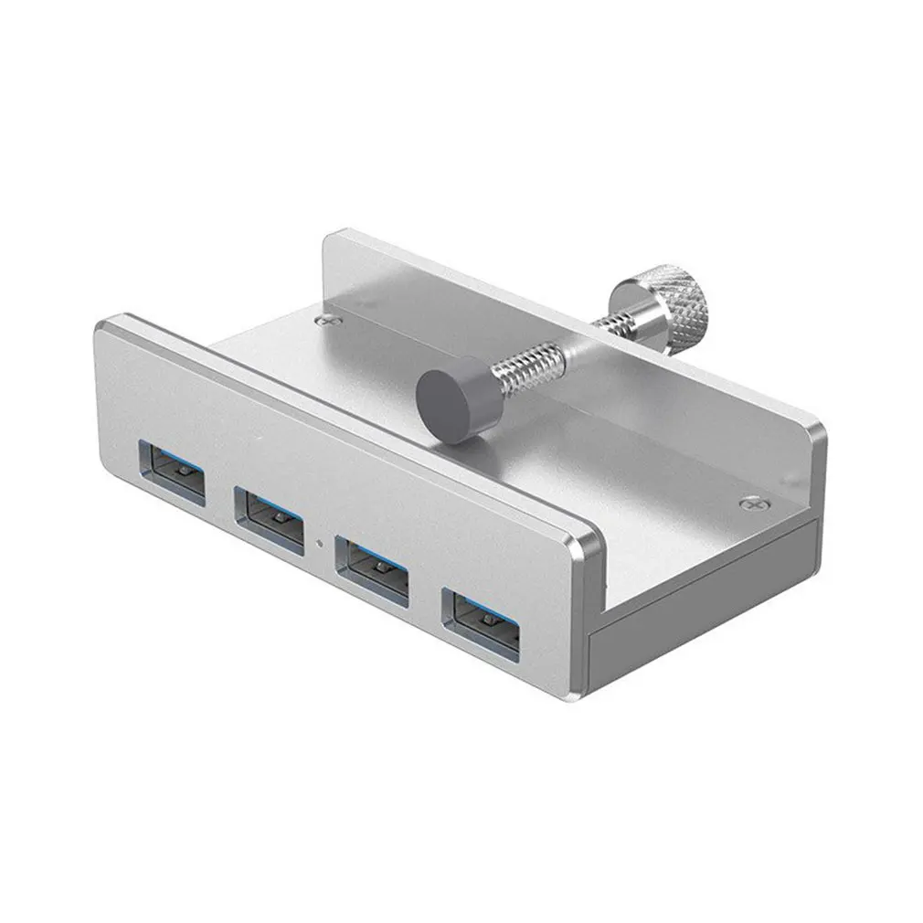 Usb 3,0 концентратор с кардридером алюминиевый сплав Клип-Тип 4 порта Высокоскоростной разветвитель концентратор для настольного ноутбука