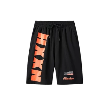 

Summer Ice silk Mens Shorts Fashion jogger shorts Men Casual Fitness Breathable sweatpants Hip Hop Elastic Waist Silk Short Male