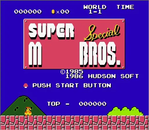 Super Mario Bros Special 1986 PC-8801 MARIO SPECIAL テープ版