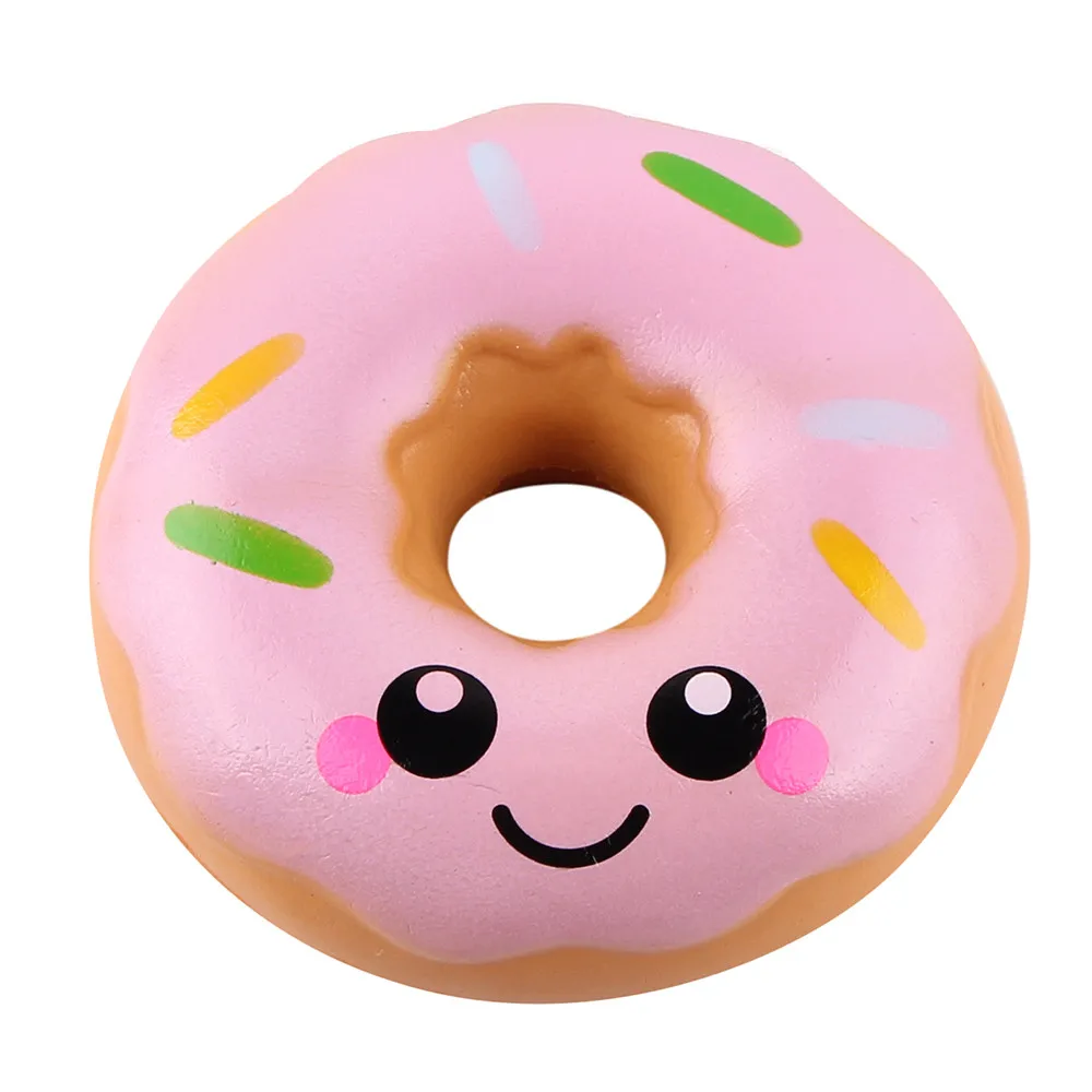 

11cm Lovely Doughnut Cream Scented Squishy Slow Rising compress Toys Collection Gifts Decompression Toys hot sale Dec 13