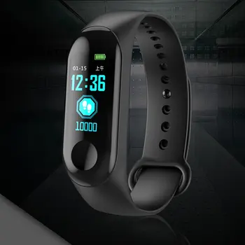 

Fashion Smart Wristband Bracelet Band Heart Rate Blood Pressure Monitor Smart Bracelet Touch Screen Women Men Clock Gift 2020