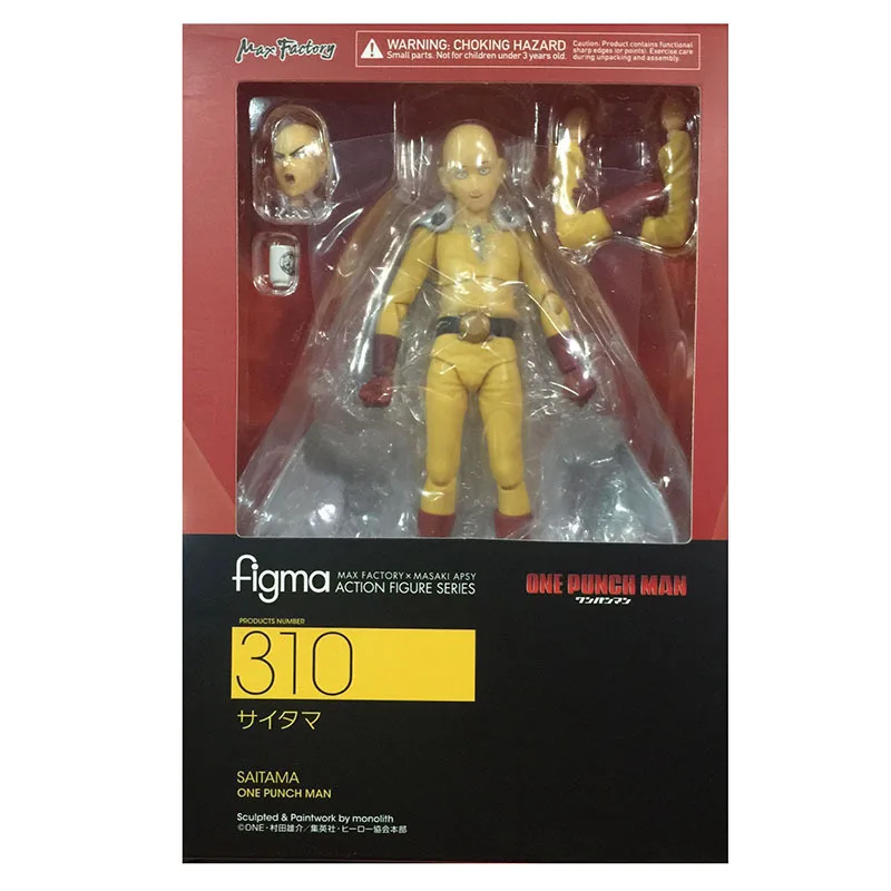 

Anime Model Superman Punch Figma310 Saitama Teacher Hit Man Movable Joint Garage Kit