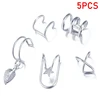 5pcs silver