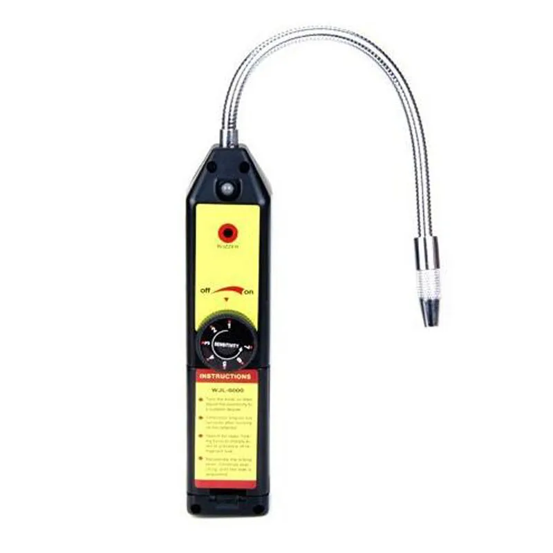 

WJL-6000 High Accuracy Freon Leak Detector Halogen Leak Detector Refrigerant Gas HVAC R22 R410A R134A R1234YF CFCs HCFC Detector