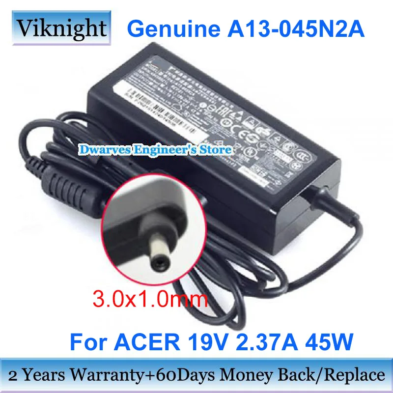

Genuine ADP-45HE B 19V 2.37A Tablet Adapter For Acer Aspire N16C4 N15Q1 N15Q8 N17W6 N17W2 N17W7 Swift 3 N15Q10 Chrome Book R11