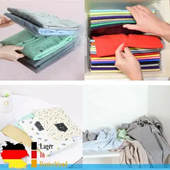 

10pcs Kleidung Folding Board Ordner Kleidung T-Shirt Hosen Stacking Organizer