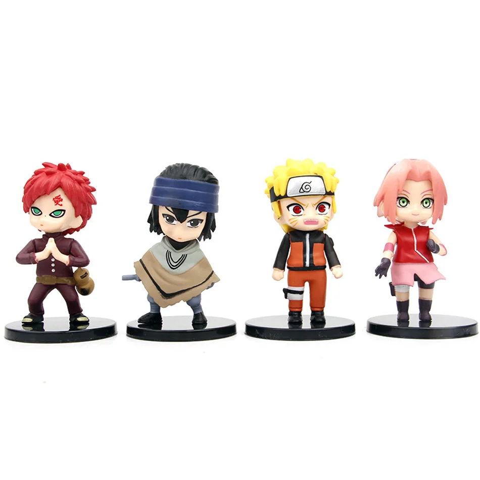12pcs/Set Anime Naruto Figure Kakashi Sasuke Sakura PVC Action Figure Figurines for Decoration Collection Gift Toy