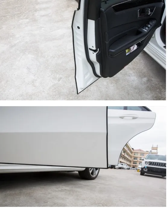 5 м Горячие полоски на двери защитные аксессуары для Mercedes benzW203 W210 w204 w211 CLK c180 e200 C E S CLS CLA SLK A200 A180 A260