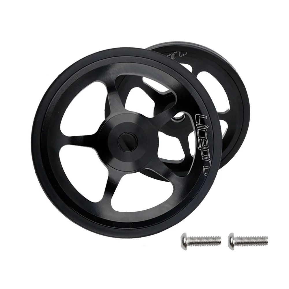 

Palin Parts Cart Wheel Accessories For Brompton Folding Bike 2pcs Aluminum Alloy M6 Bolt Strong Light Bicycle Spare Parts