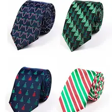 Новая мода Мужской новогодний галстук костюм стяжка 7,5 см Новогодние галстуки для мужчин Забавный галстук подарок на праздник