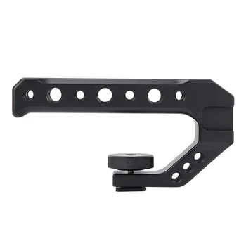 

UURIG R005 Universal DSLR Camera Rig Hand Grip Camera Top Handle Cold Shoe Mount 1/4''&3/8'' Holes Aluminum Alloy Camera Handle