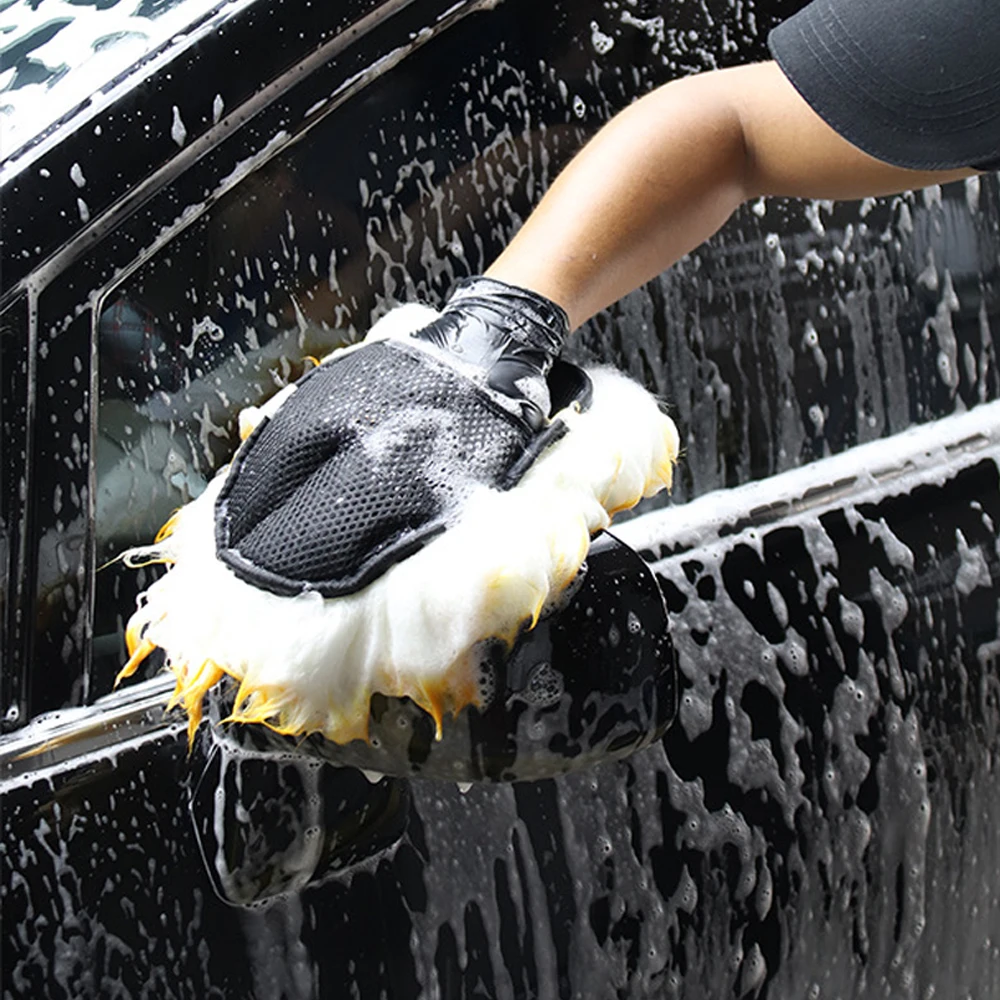 Car Wash Mitt 100% Natural LambsWool Car Washing Glove Detailing Tools car cleaning gloves,microfiber car mitt,microfiber cleaning gloves,microfiber washing gloves,microfiber gloves