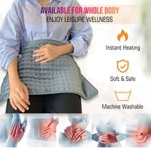 

60 * 30cm Electric Heating Pad Massager for Body Abdomen Waist Back Pain Relief Winter Warmer 4 Heating Controller Fast Shipping