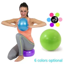 25 cm йога мяч Упражнение баланс шарик тренировки основных Фитнес тренажерные залы пилатес мяч для занятий йогой, фитнесом искусственного меха для йоги