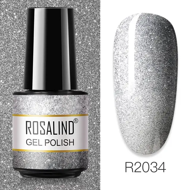 ROSALIND Primer Top Base Coat 7ML Gel Nail Polish For Manicure Long Lasting Nail Art Salon Gel Varnish UV LED Color Gel Polish RAR2034