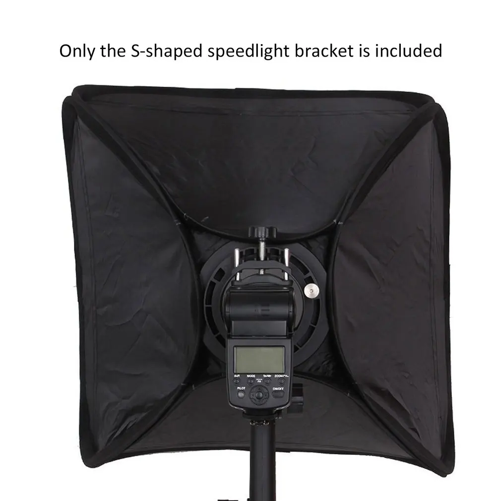 Портативный держатель s-образного кронштейна Bowens S Mount Houder voor Speedlite Flash Snoot софтбокс портативная тарелка для красоты