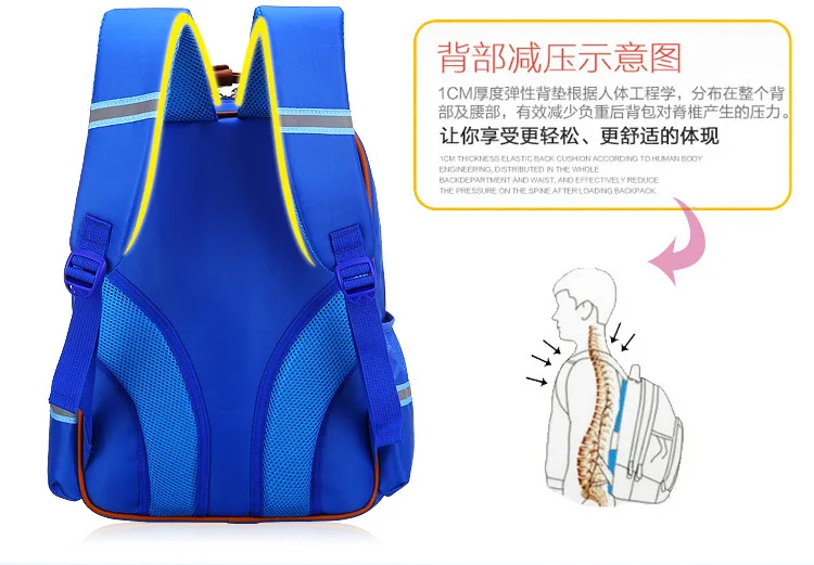 

School Bag Young STUDENT'S Boys 1-3-4-6 Grade Campus 6-12 a Year of Age BOY'S Girl'S Children Backpack Fashion