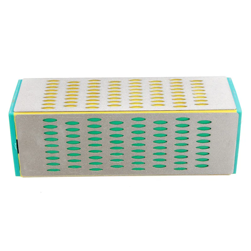 Kopen 15x5x5cm Professionele Keuken Messenslijper Steen Diamant Slijpsteen Diamant Slijpsteen 200 300 400 600 grit