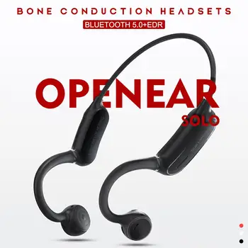 

OPEN EAR Solo Bluetooth 5.0 Wireless Headset Sports Gaming Headphones Bone Conduction Portable Stereo Earphones Built-in Mic