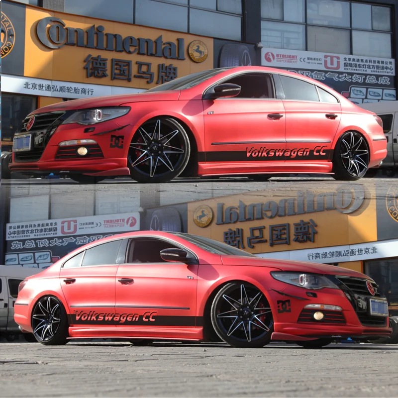 World Datong Sport Stripes автомобильные наклейки для Volkswagen Passat CC Авто тело индивидуальная наклейка внешние аксессуары