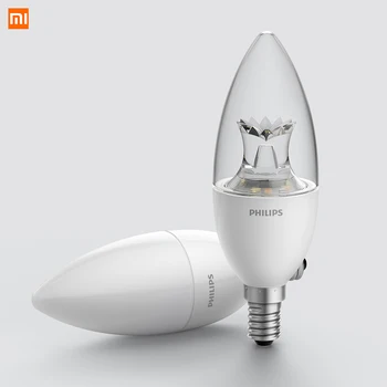 

#12h Shipping# Smart Led Bulb E14 Led Candle Lamp Light App Group Control 3000-5700k Transparent Crystal Frosted Version