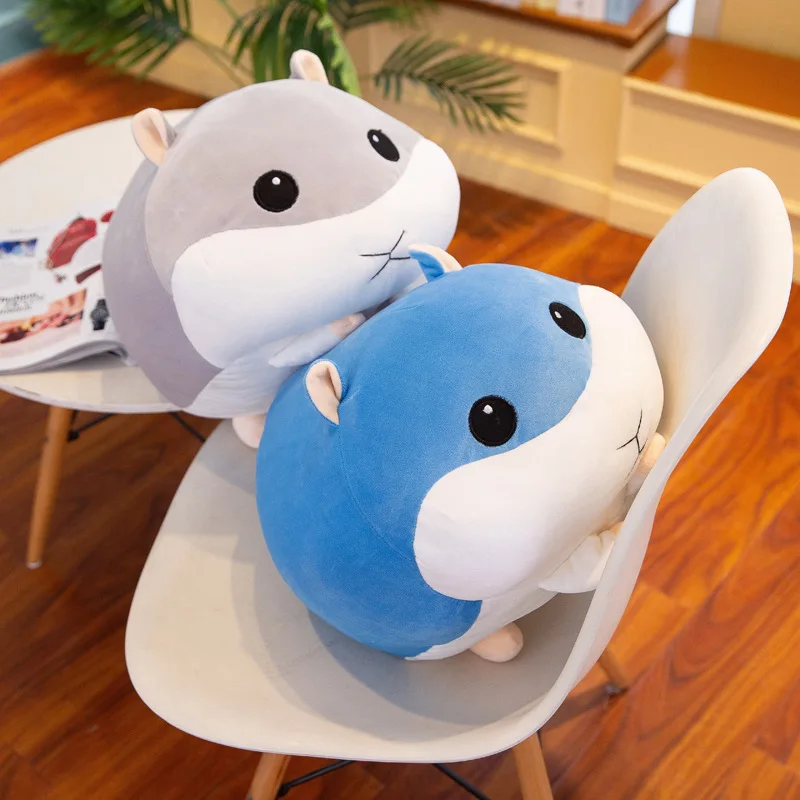 

Hamster Stuffed Toy Doll Summer Blanket Multi-functional Cushion Pillow for Home & Office Use Airable Cover