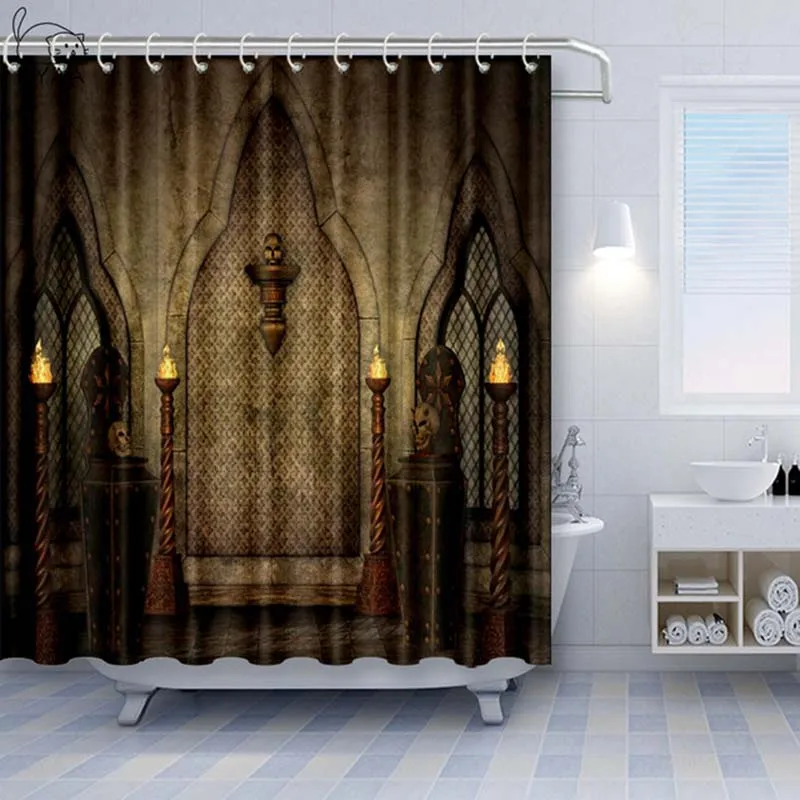 Vixm-Gothic-House-Shower-Curtain-Fantasy-Scene-Old-Wooden-Torch-And-Skull-Candlesticks-In-Dark-Spooky.jpg_640x640 (5)