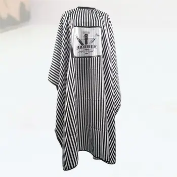 

1 Pc Hairdressing Cape Adult Retro Striped Shawl Non-stick Hair Shawl Waterproof Hair Shawl Breathable Cappa for Barber Shop