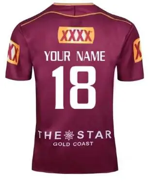 Print name number QUEENSLAND MAROONS Регби Джерси Размер: S-3XL - Цвет: Print name number