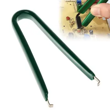 

1pc U Type Flat IC Chip Protection Pliers ROM Circuit Extractor Machine Removal Clip Up Pull Tool Puller Repair Board J1F4