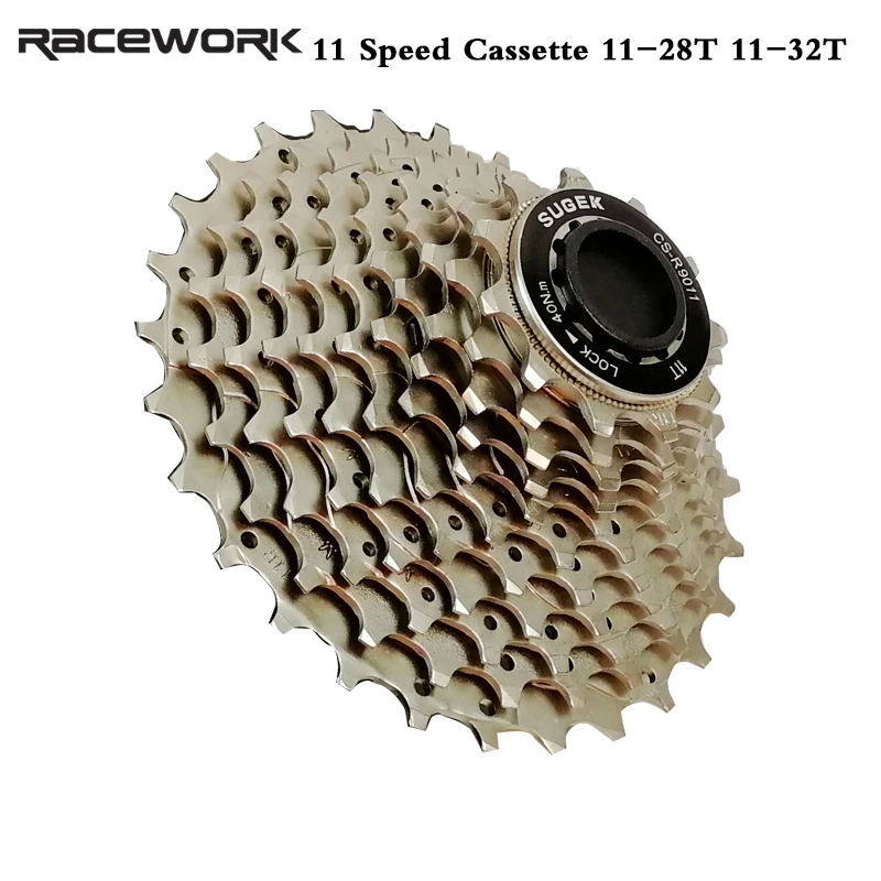 RACEWORK 11-28 лет 11-32 T Кассетная 11 velocidade дорожный мотоцикл Звездочка Скорость кассета