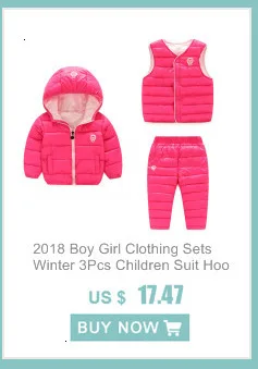 Комплект одежды для мальчиков для русской зимы из 2 предметов, пуховое пальто+ комбинезон, лыжные костюмы теплая ветрозащитная верхняя одежда, зимние костюмы, куртки шарф, штаны От 2 до 5 лет детей