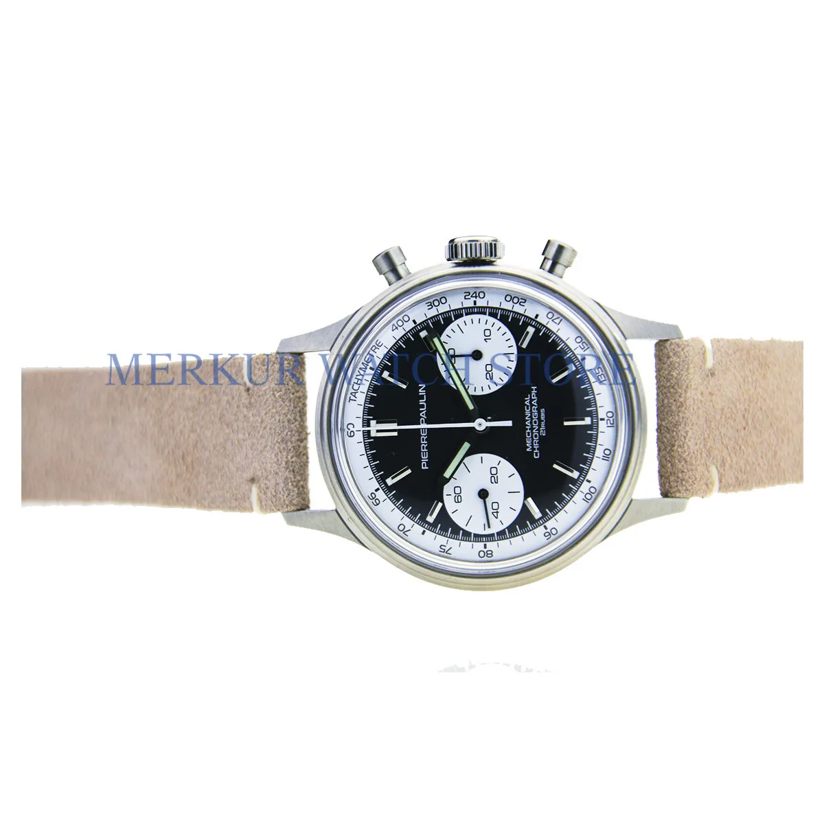 MERKUR FOD механический хронограф для чайки 1963 ST1901 движение Лебединая шея мужские пилотные часы Flieger B-UHR с ручным заводом военные