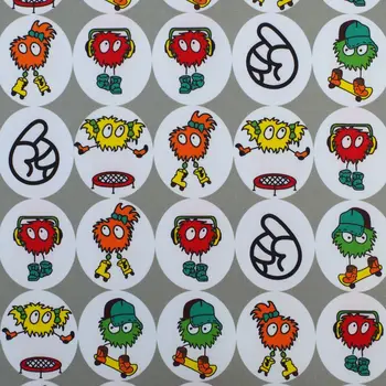 

1 yard Polyester/PVC coated Waterproof Fabric for bag, cartoon on grey background (width=140cm)