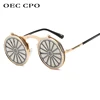 Metal Round Steampunk Sunglasses Women Fashion Glasses Man Windmill Flip Design Frame Funny Vintage Sunglasses High Quality O521 ► Photo 2/6