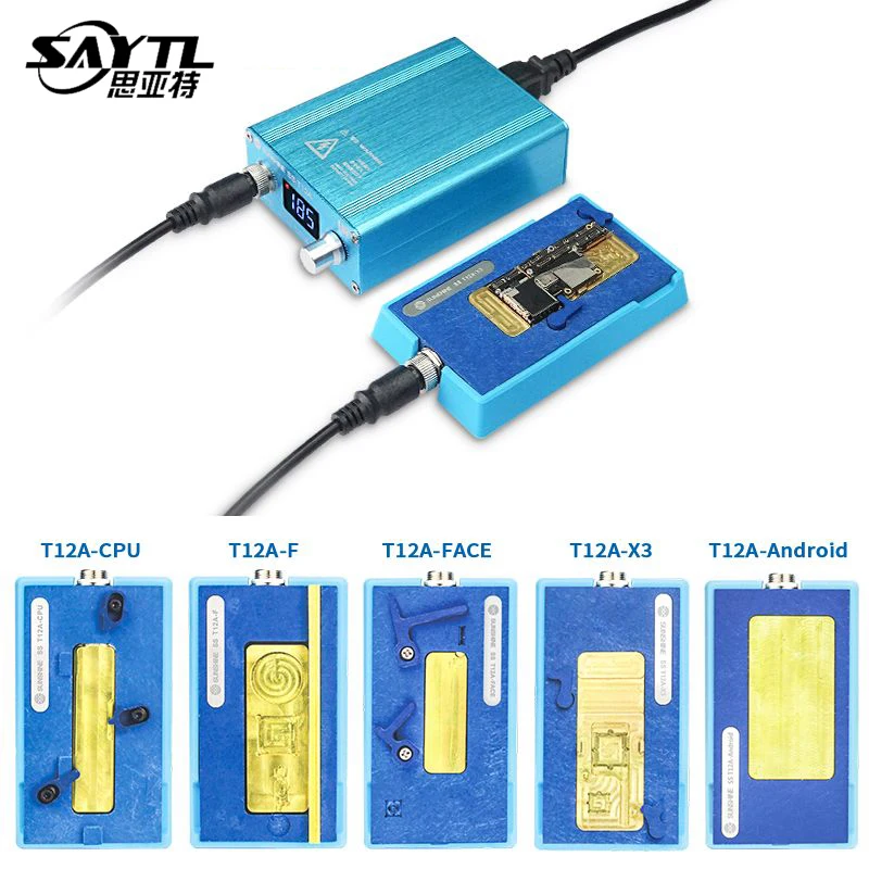 

SS-T12A iPhone Motherboard Separator Heating Station For iPhone X/XS/XS MAX CPU IC Chips Disassembly Glue Remover