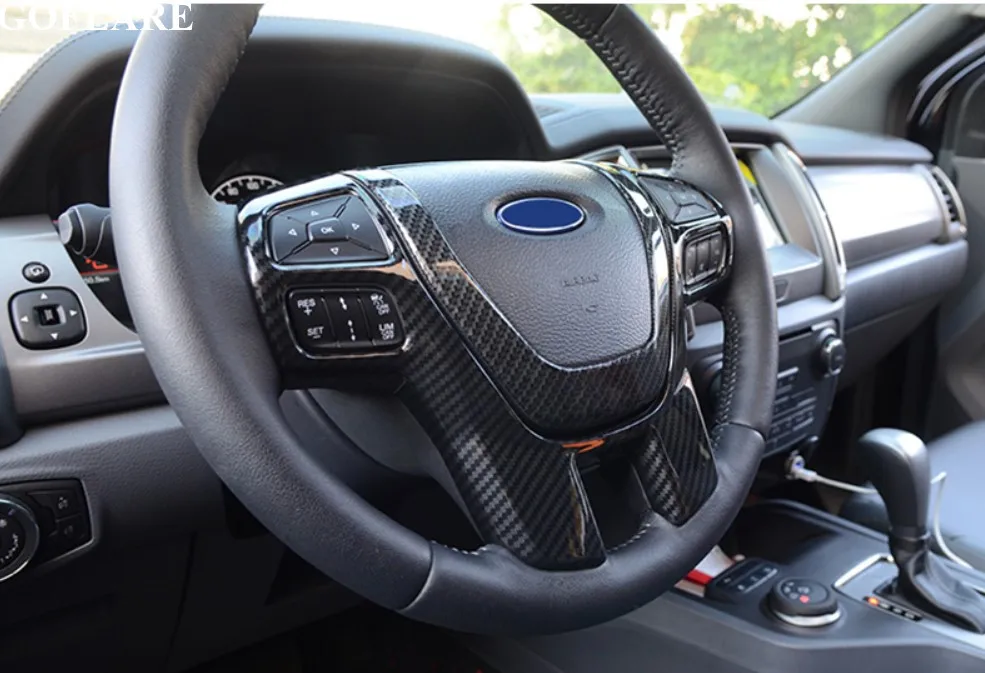Хромированная Накладка для руля динамика, декоративная наклейка для Ford Ranger Everest Endeavour- аксессуары