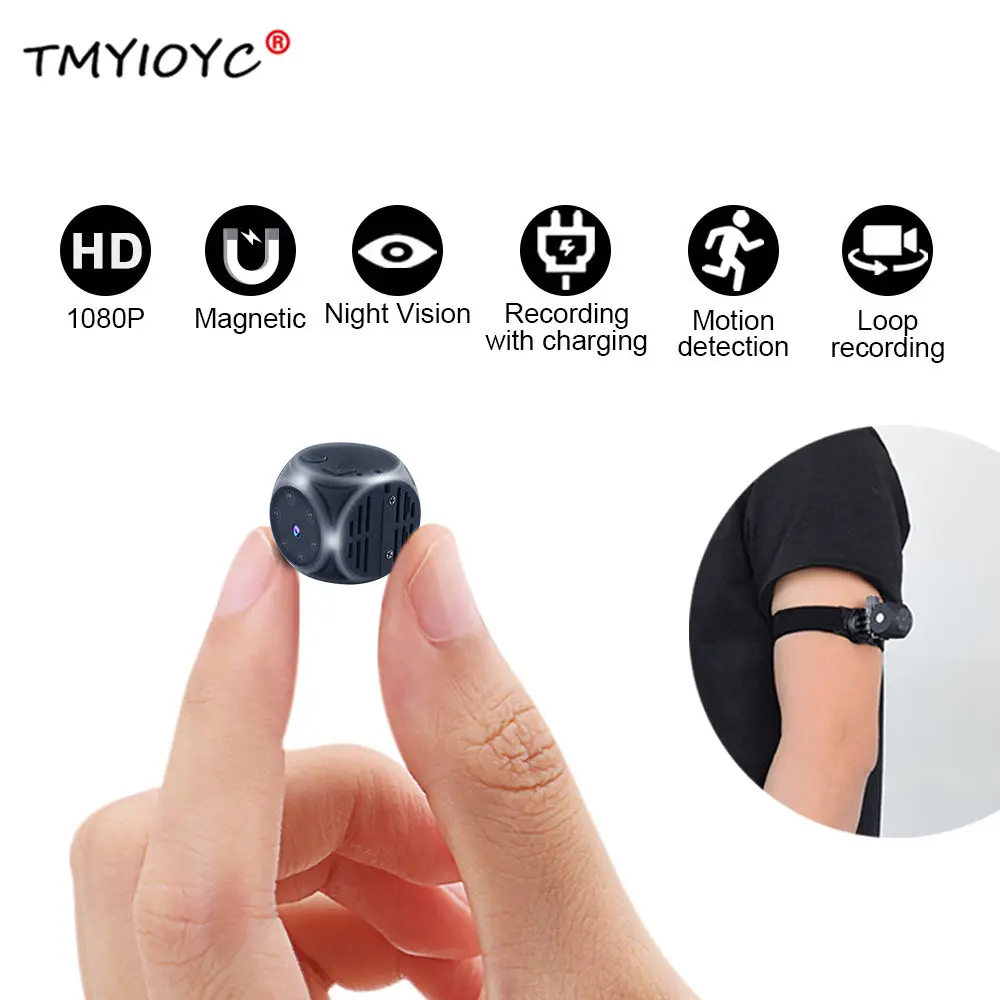 

1080P Full HD Mini Camera Video DV DVR Micro Cam Motion Detection With Infrared Night Vision Mini Camcorder support TF card