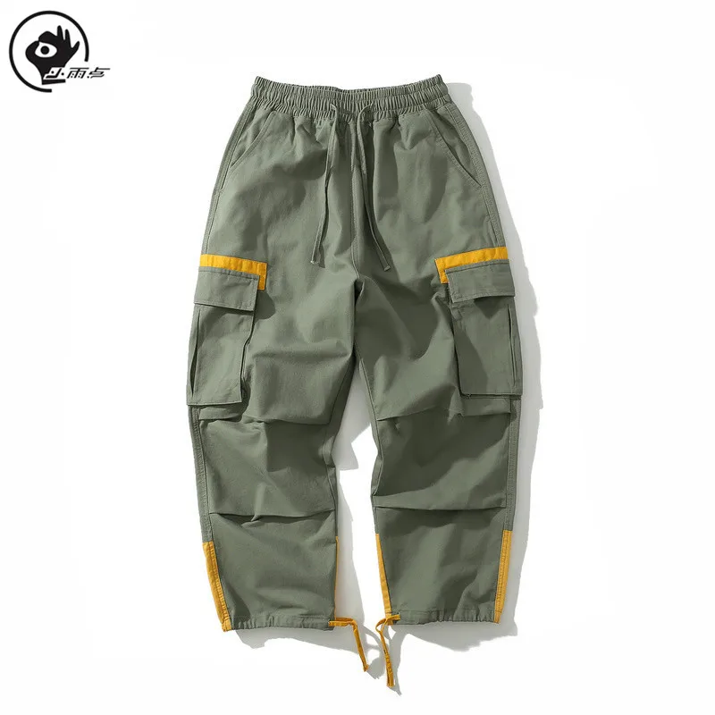 

Little Raindrop Hip Hop Sweat Pants Japanese Style Trousers Sweatpants Streetwear Men Joggers Track Casual Cargo Pants