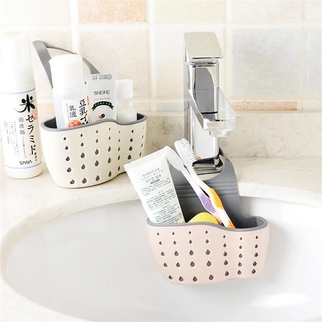 Dish Storage Basket Kitchen Sink  Silicone Kitchen Sponge Holder - Sink  Shelf Soap - Aliexpress