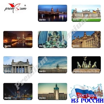 

Fridge magnet stiker Berlin Берлин, Германия туристический Магнит на холодильник размером 40x70 мм.