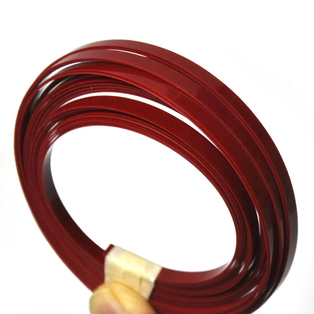 

10pcs/lot 5mm x 1000mm Celluloid Strips Guitar Binding Purfling Edging Solid Red