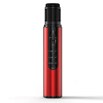 

K1 Wireless Bluetooth Microphone Four Sound For Live Broadcast Singing Built-in Sound Card With Speaker Karaoke Audio Mic