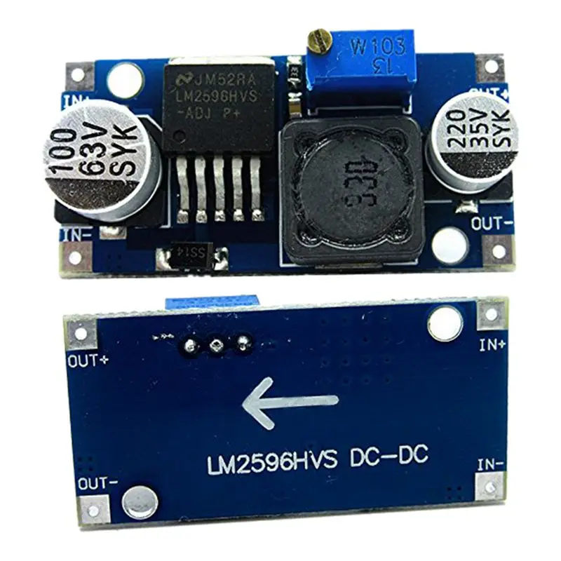 HOT-48V Регулируемый понижающий модуль регулятора, DC-DC, LM2596HV вход, 4,5-60 в модуль питания