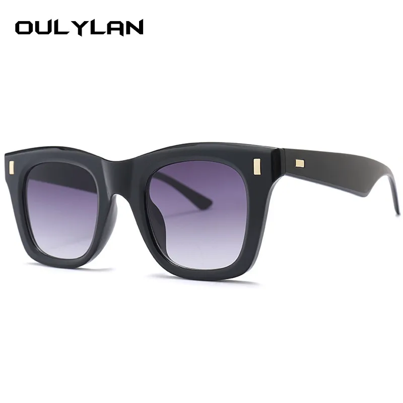 

Oulylan Big Frame Gradient Shades Oversized Sunglasses Brand Designer Vintage Women Fashion Sun Glasses
