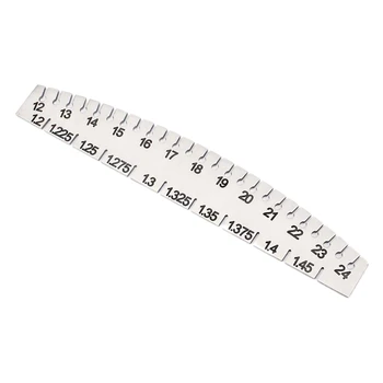 

Piano Tuner Wire Ruler Measure Type Keyboard Ruler with Numbers 12-24